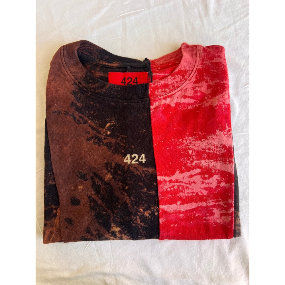 Rare Men's 424 on Fairfax reworked T shirt size medium
